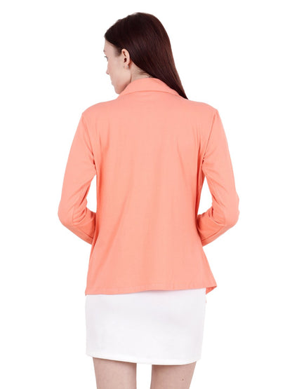 Orange Solid Shrug