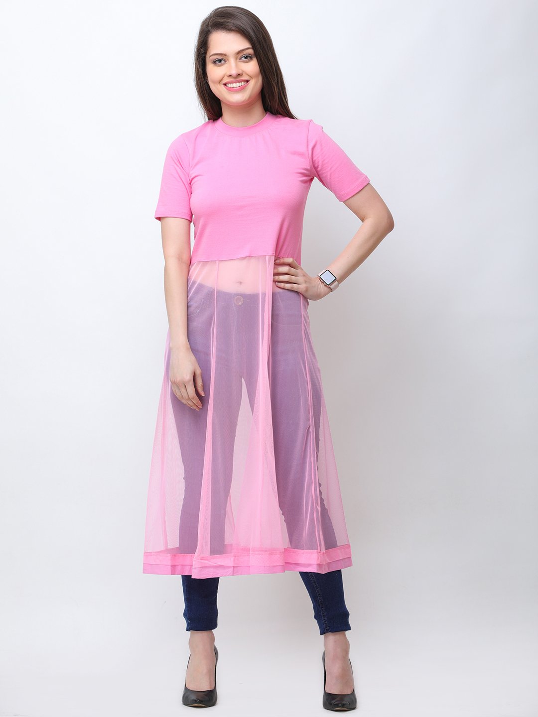 SCORPIUS Pink Net flair LONGTOP