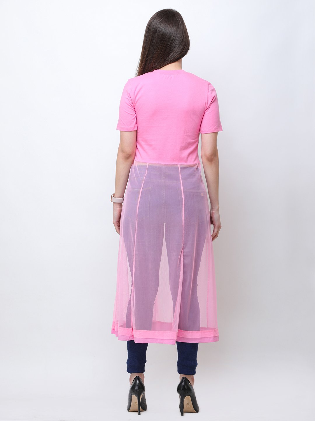 SCORPIUS Pink Net flair LONGTOP