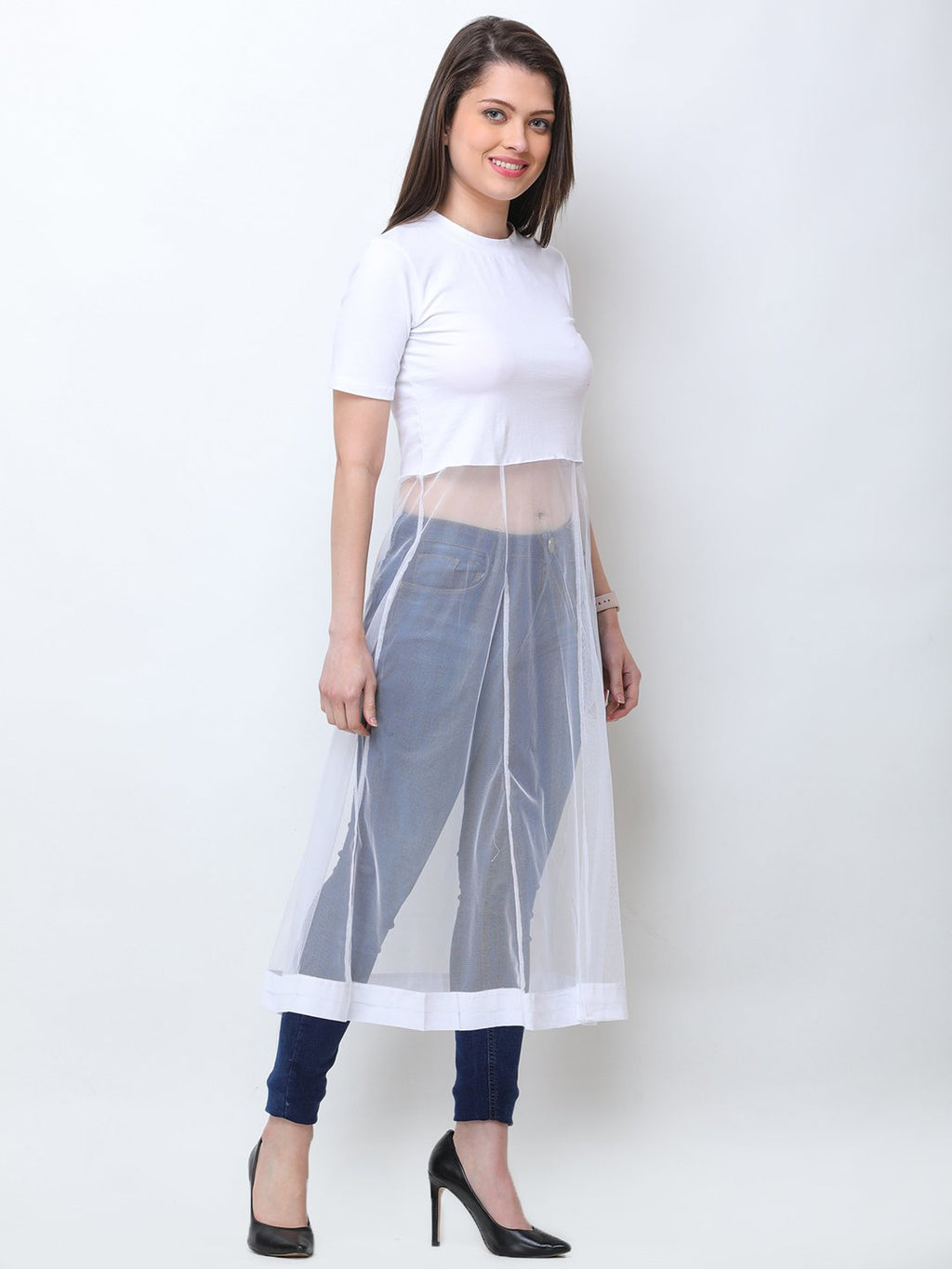 SCORPIUS White Net flair LONGTOP
