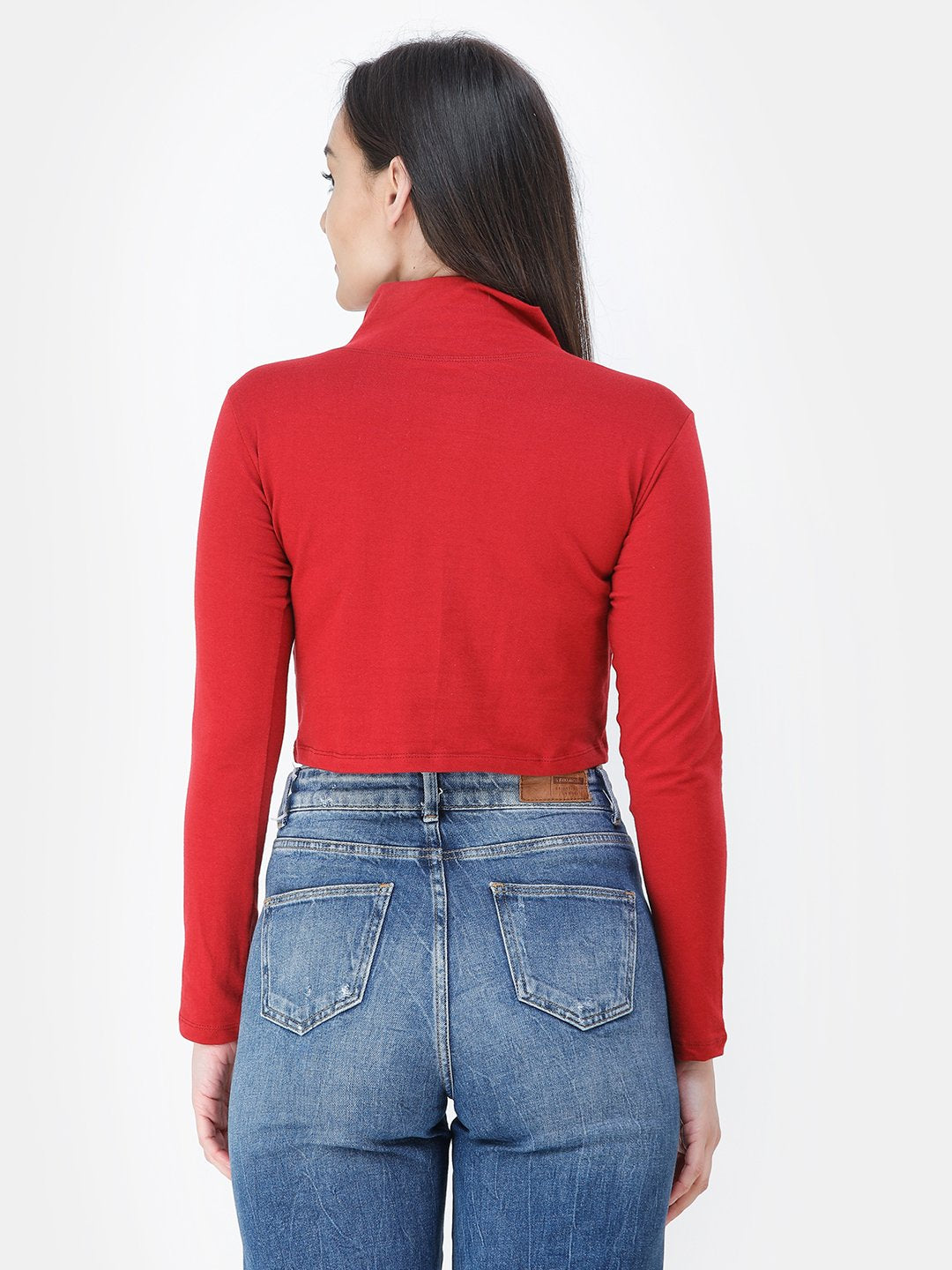 Scorpius solid maroon top