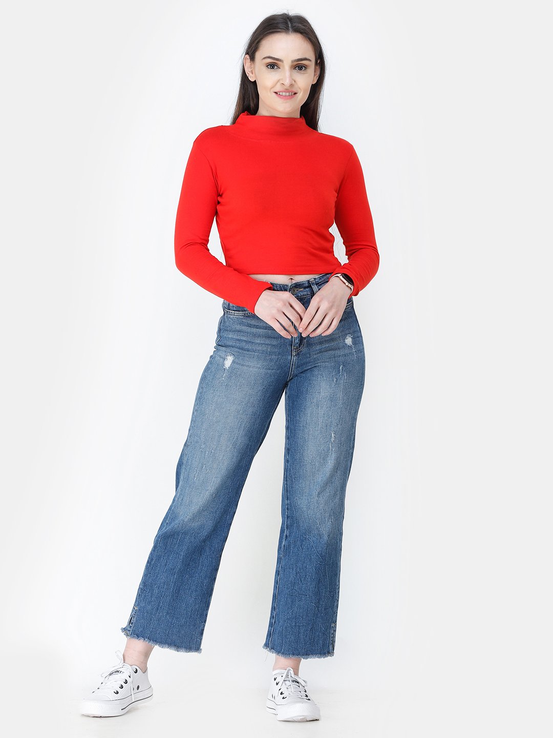 Scorpius solid red top