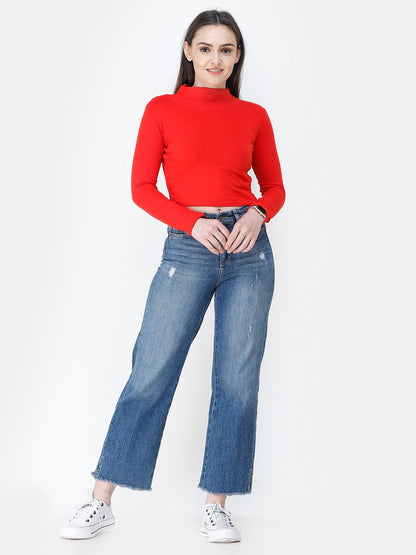 Scorpius solid red top