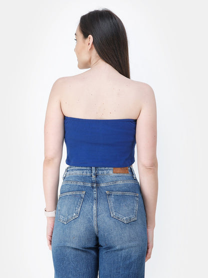 Scorpius solid royal blue top