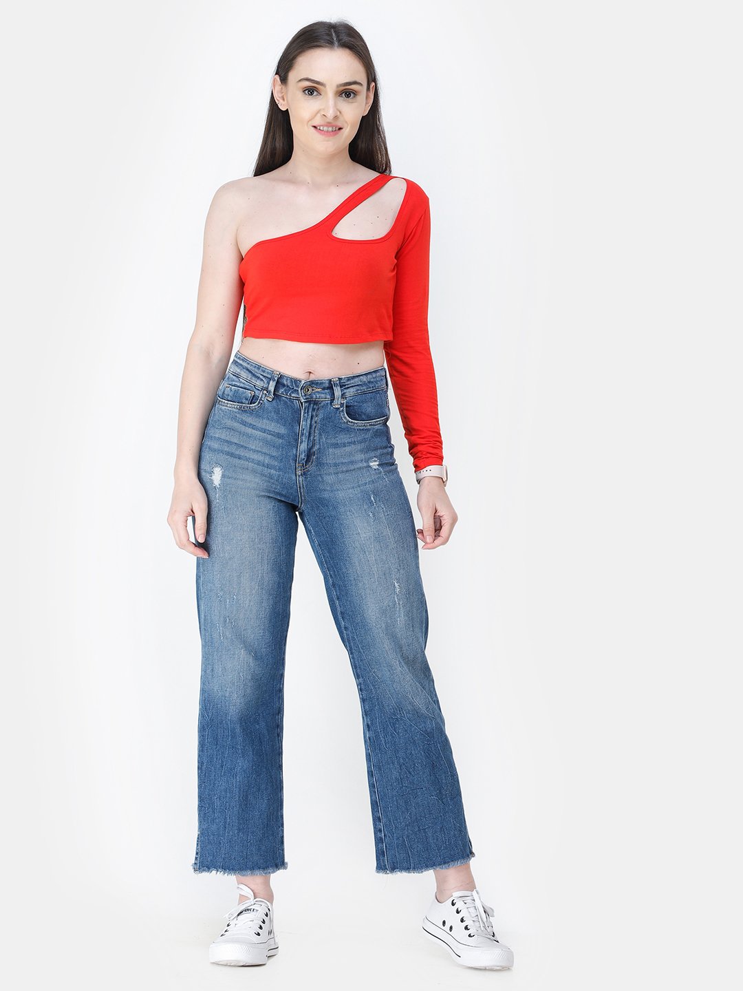 Scorpius solid red top