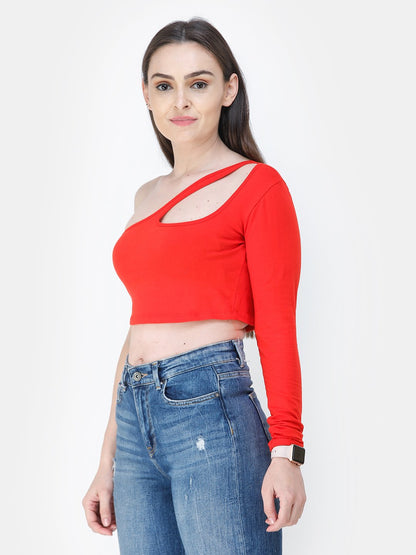Scorpius solid red top