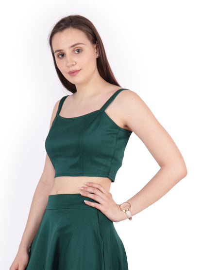 SCORPIUS Green strap Crop top