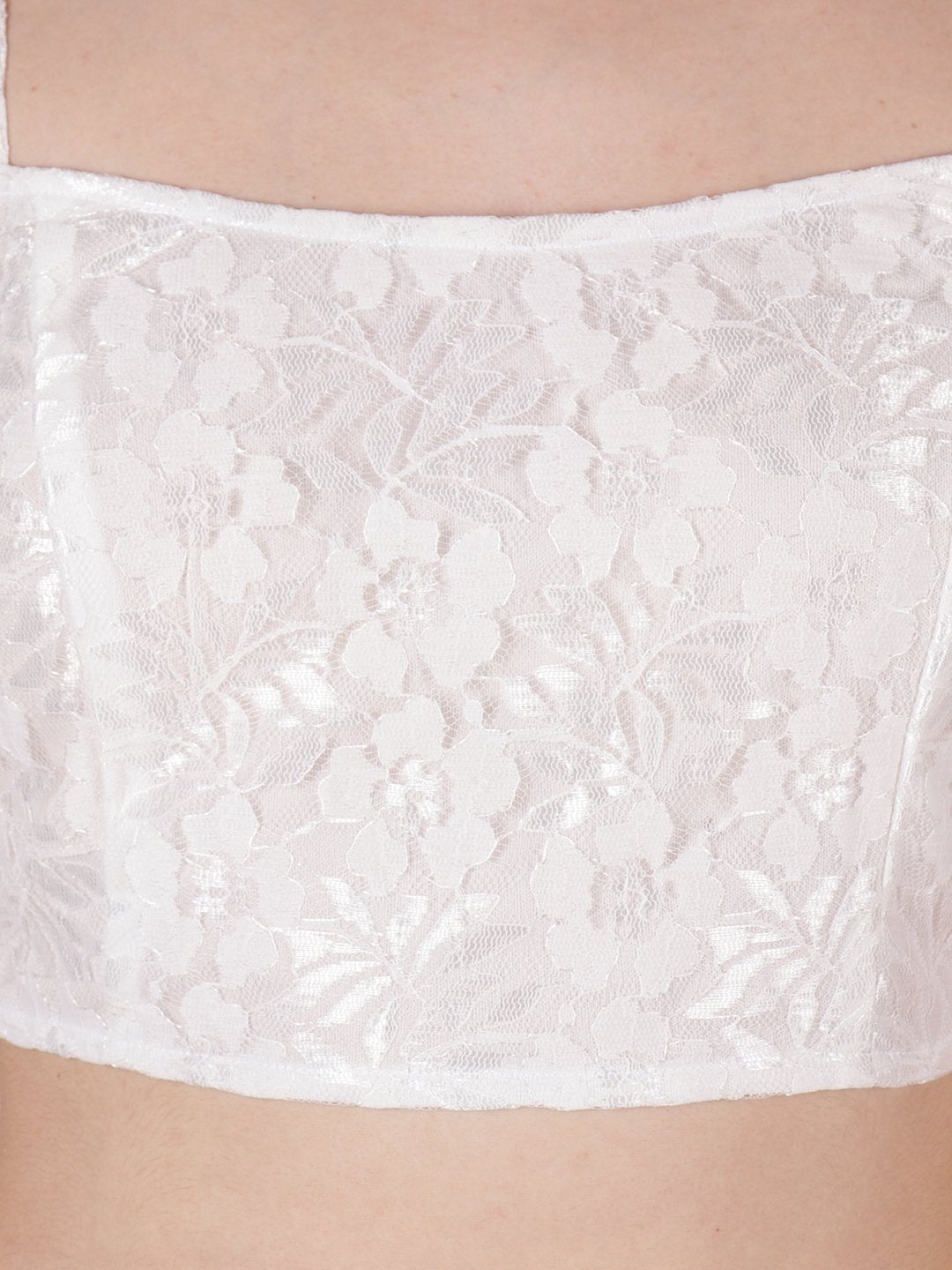 SCORPIUS White net Crop top