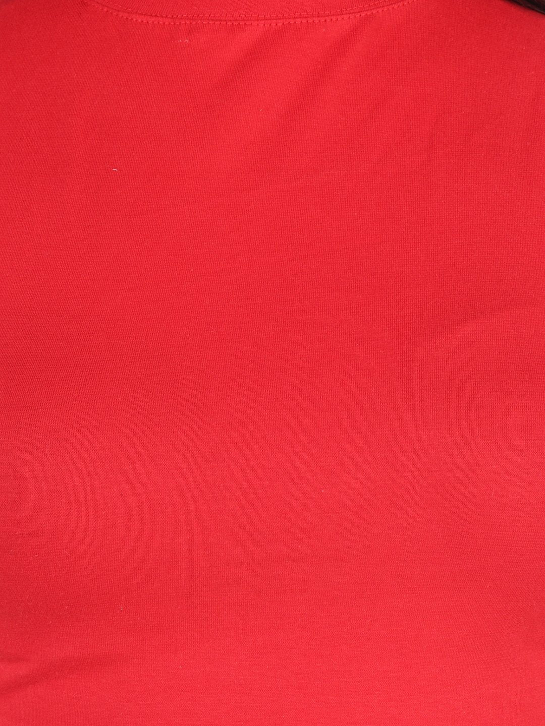SCORPIUS Red Hosiery Crop top