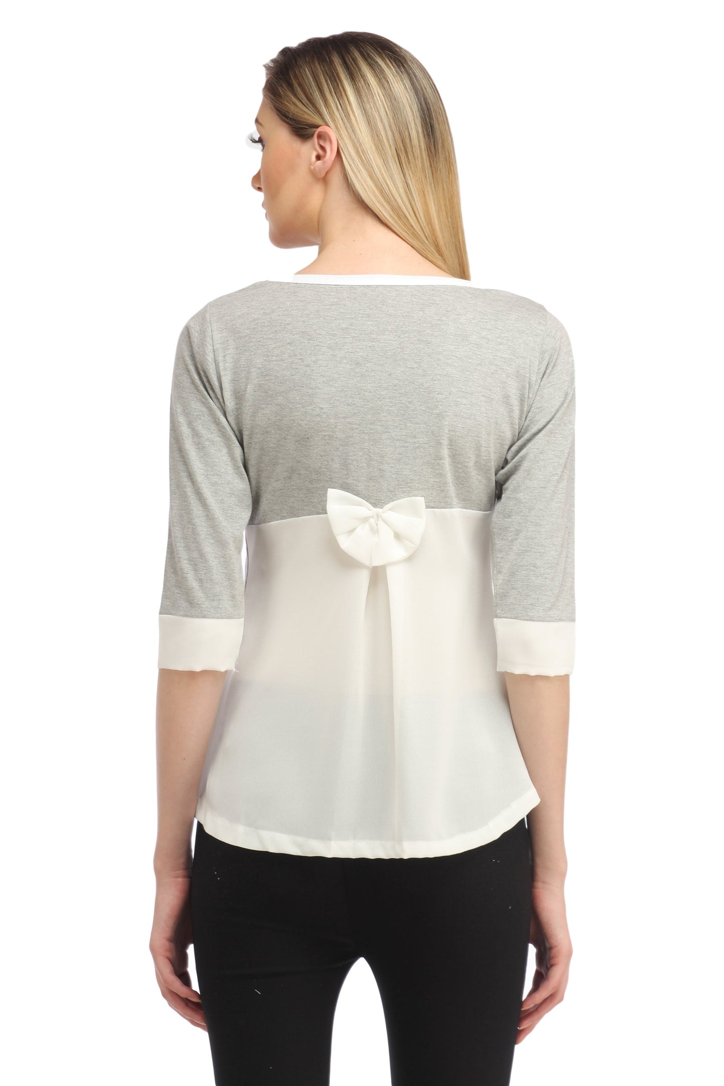 Grey Solid Top