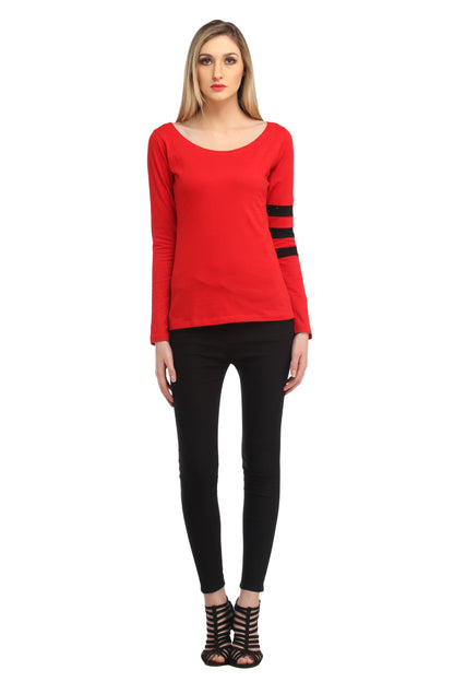 Red Solid Top