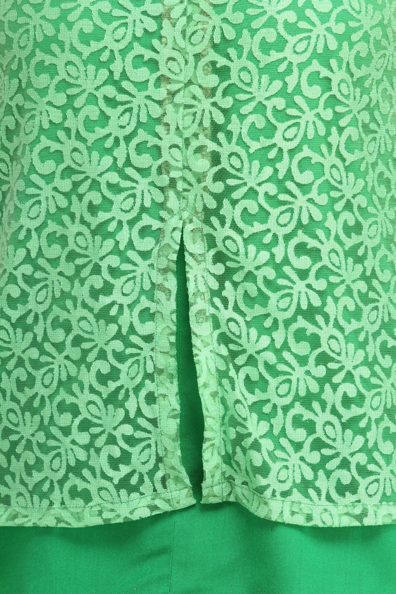 Green Printed Top