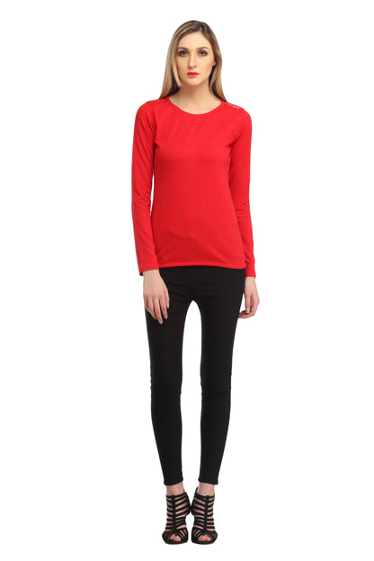 Red Solid Top