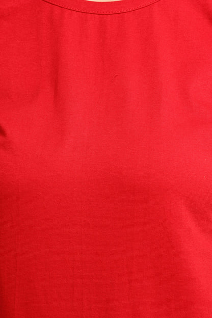 Red Solid Top
