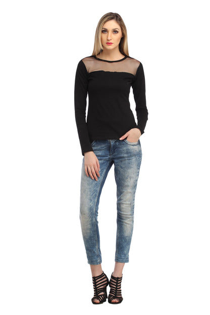 Black Solid Top