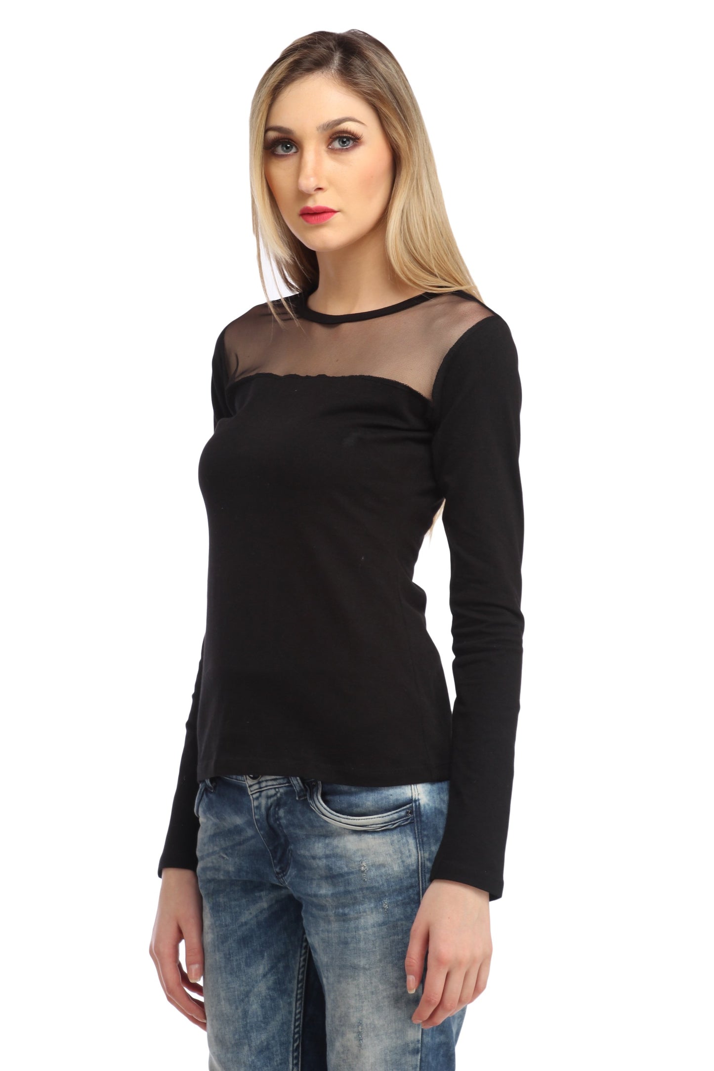 Black Solid Top