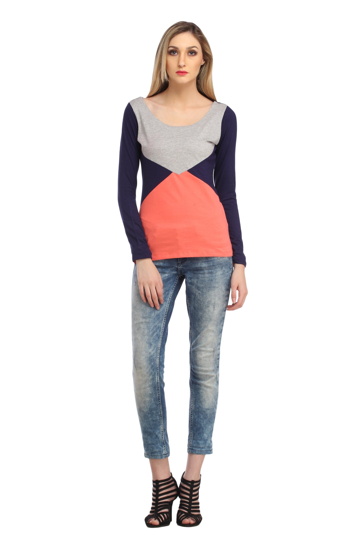 Multicolor Solid Top