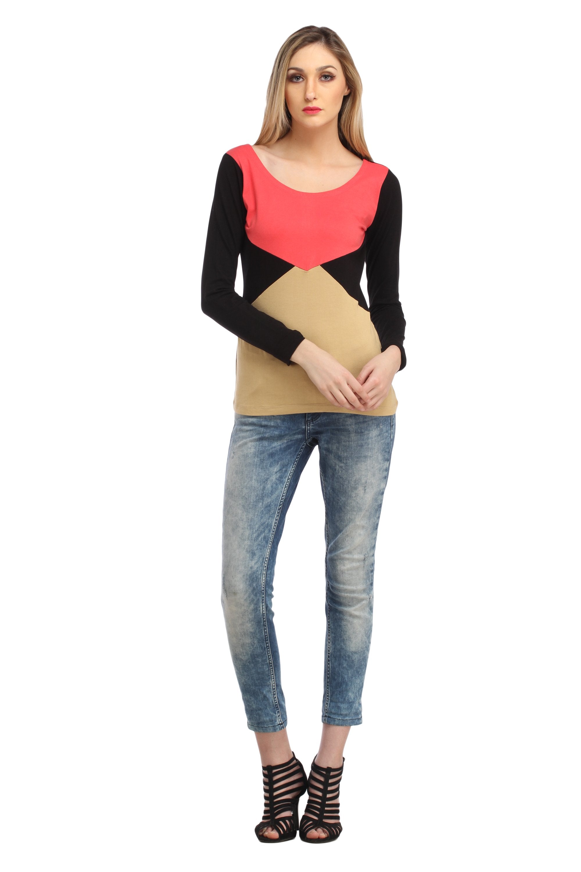 Multicolor Solid Top