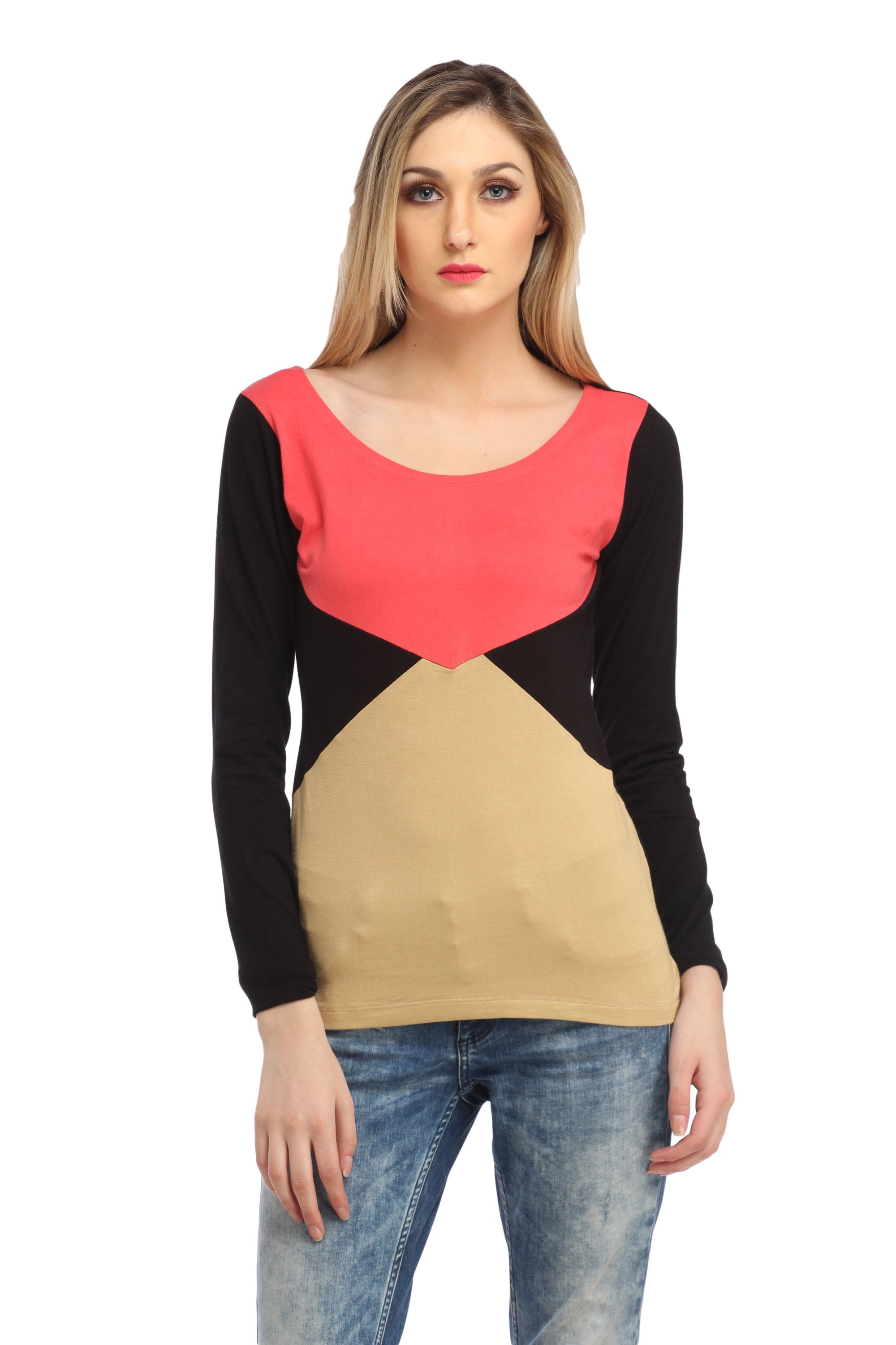Multicolor Solid Top
