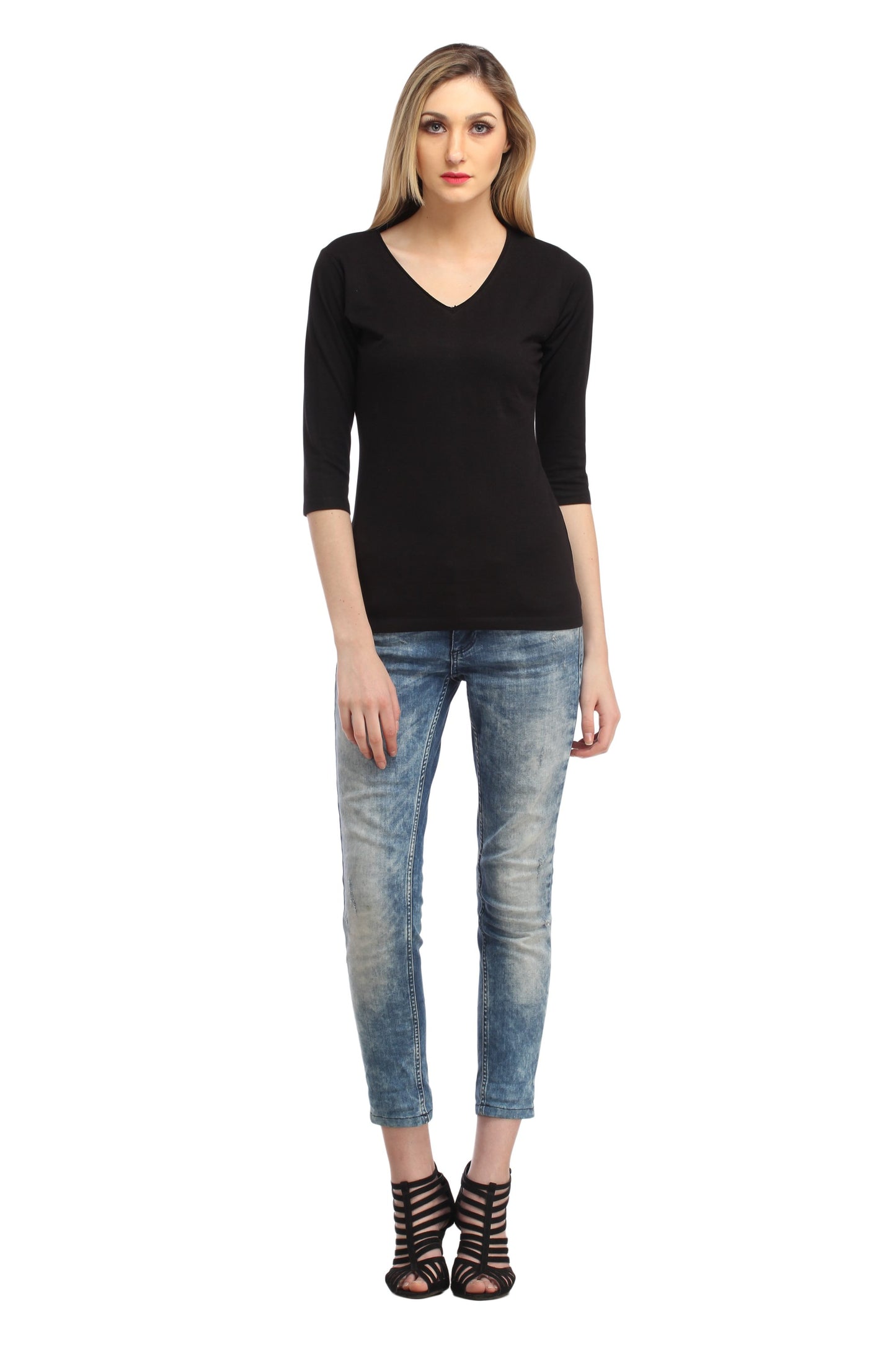 Black Solid Top