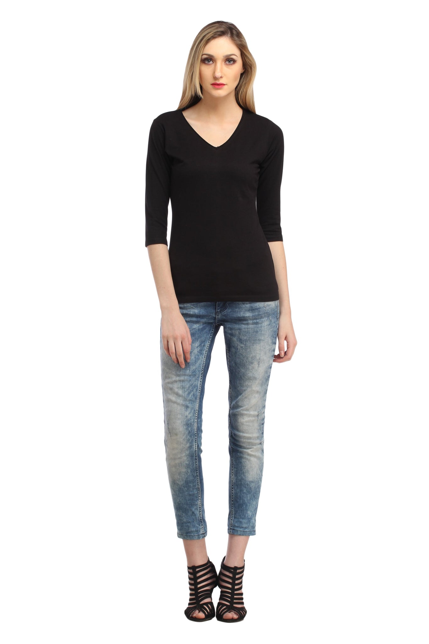 Black Solid Top