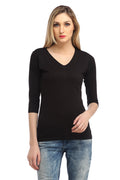Black Solid Top