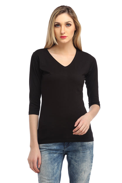 Black Solid Top