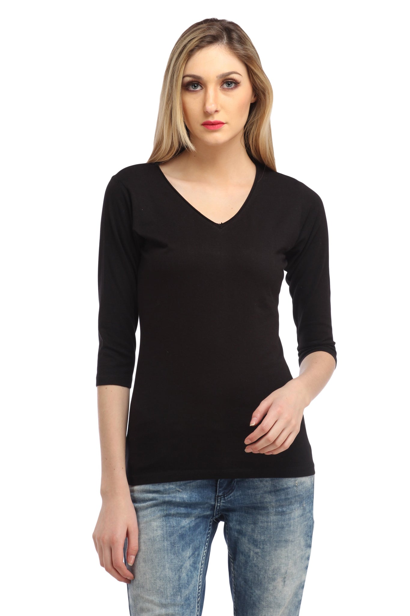 Black Solid Top