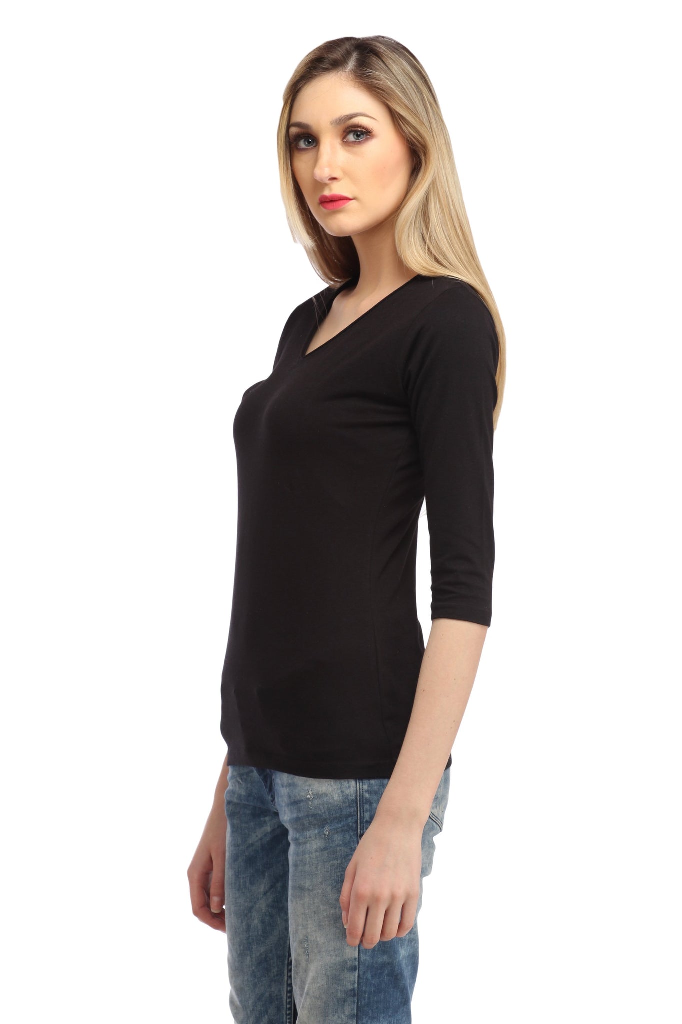 Black Solid Top