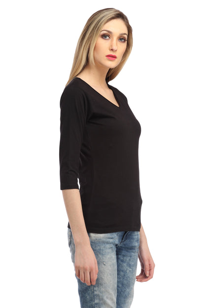 Black Solid Top