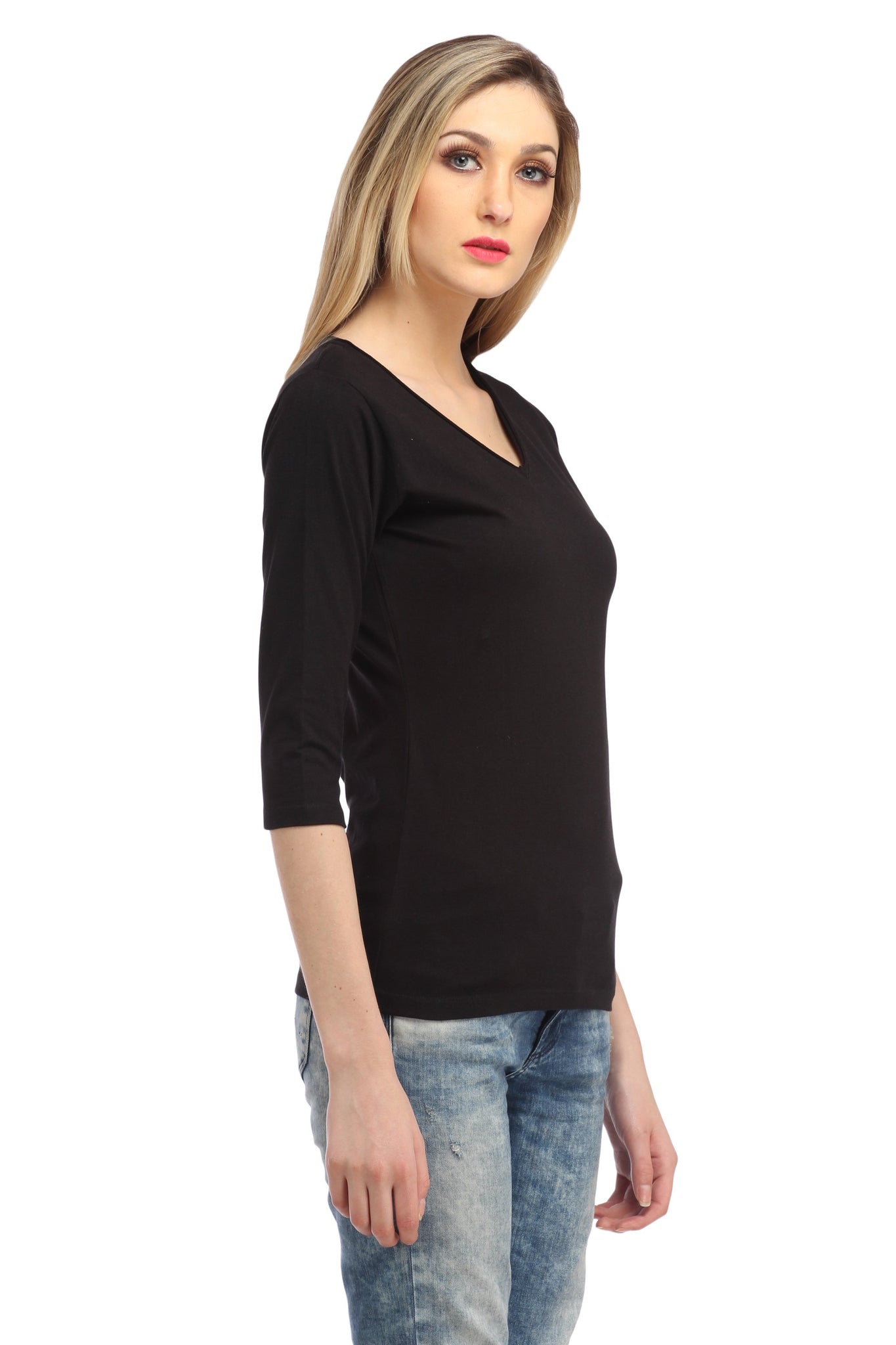 Black Solid Top