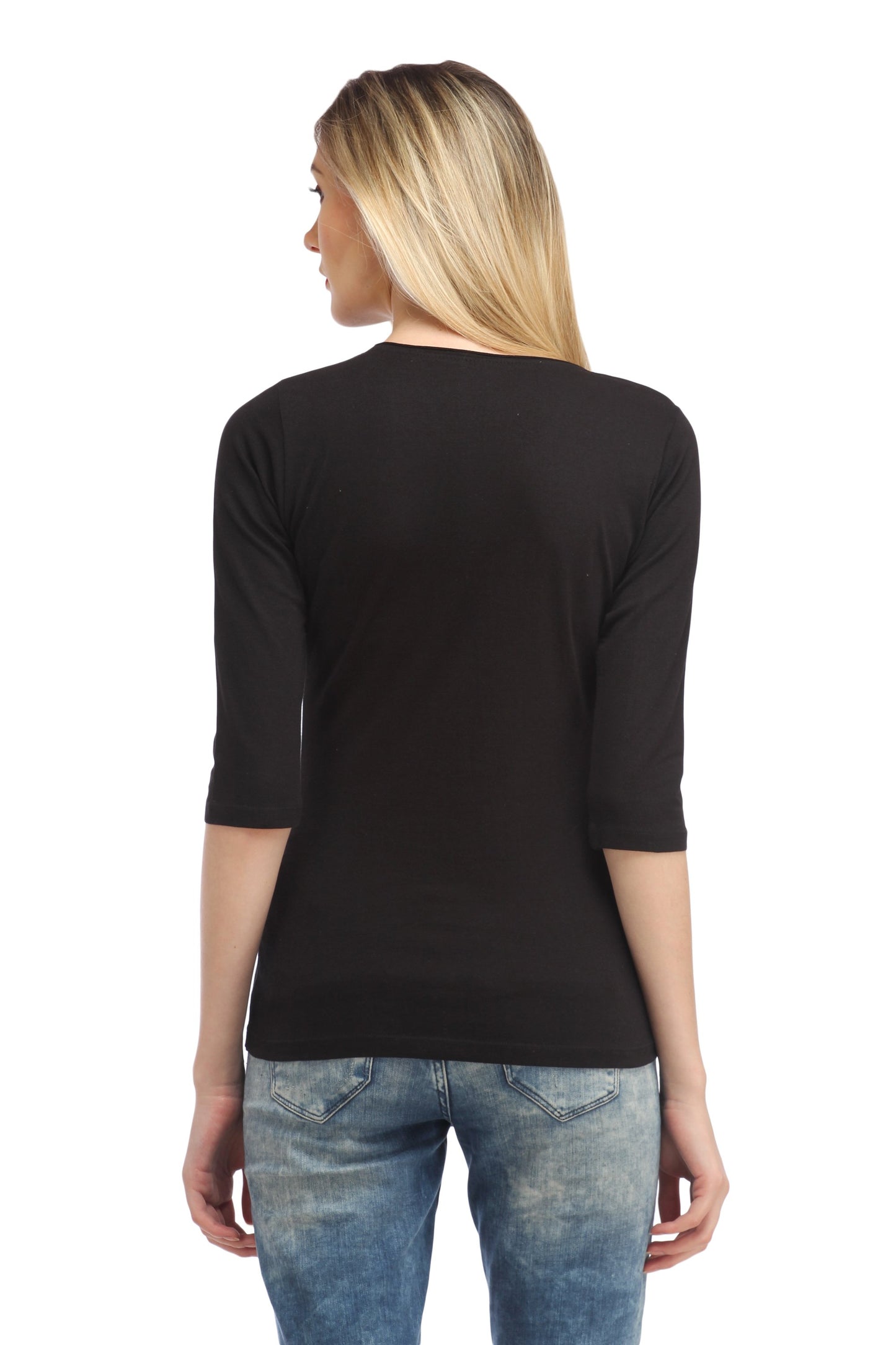 Black Solid Top