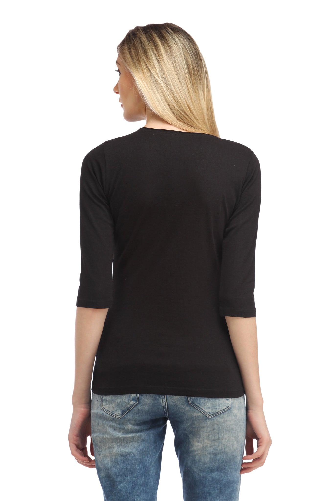 Black Solid Top