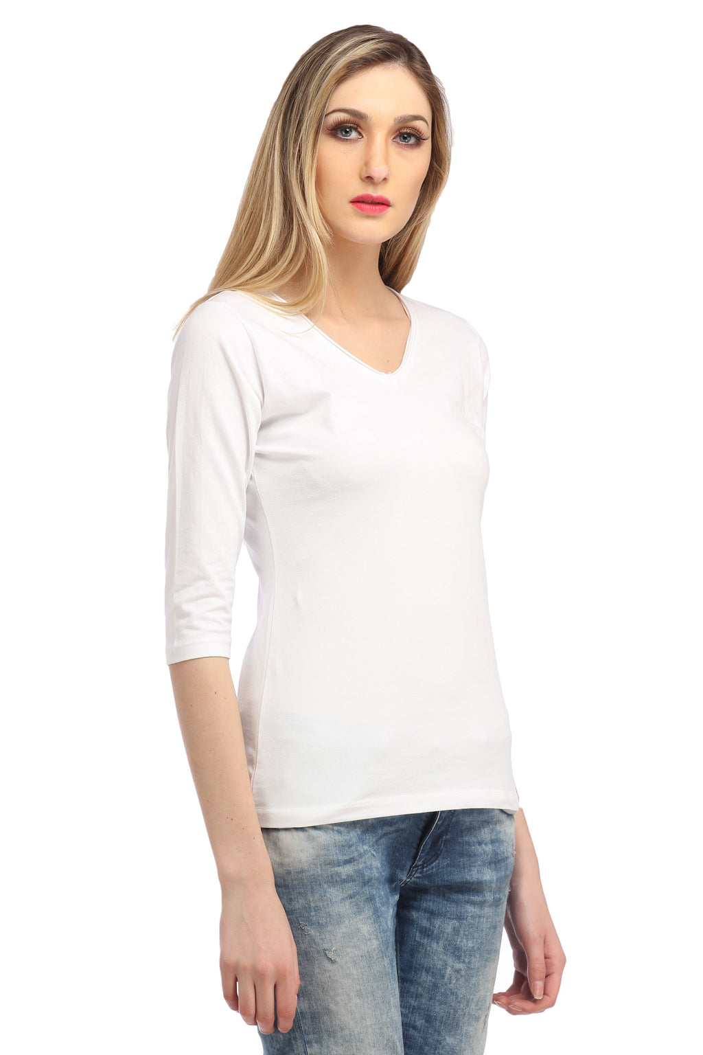 White Solid Top
