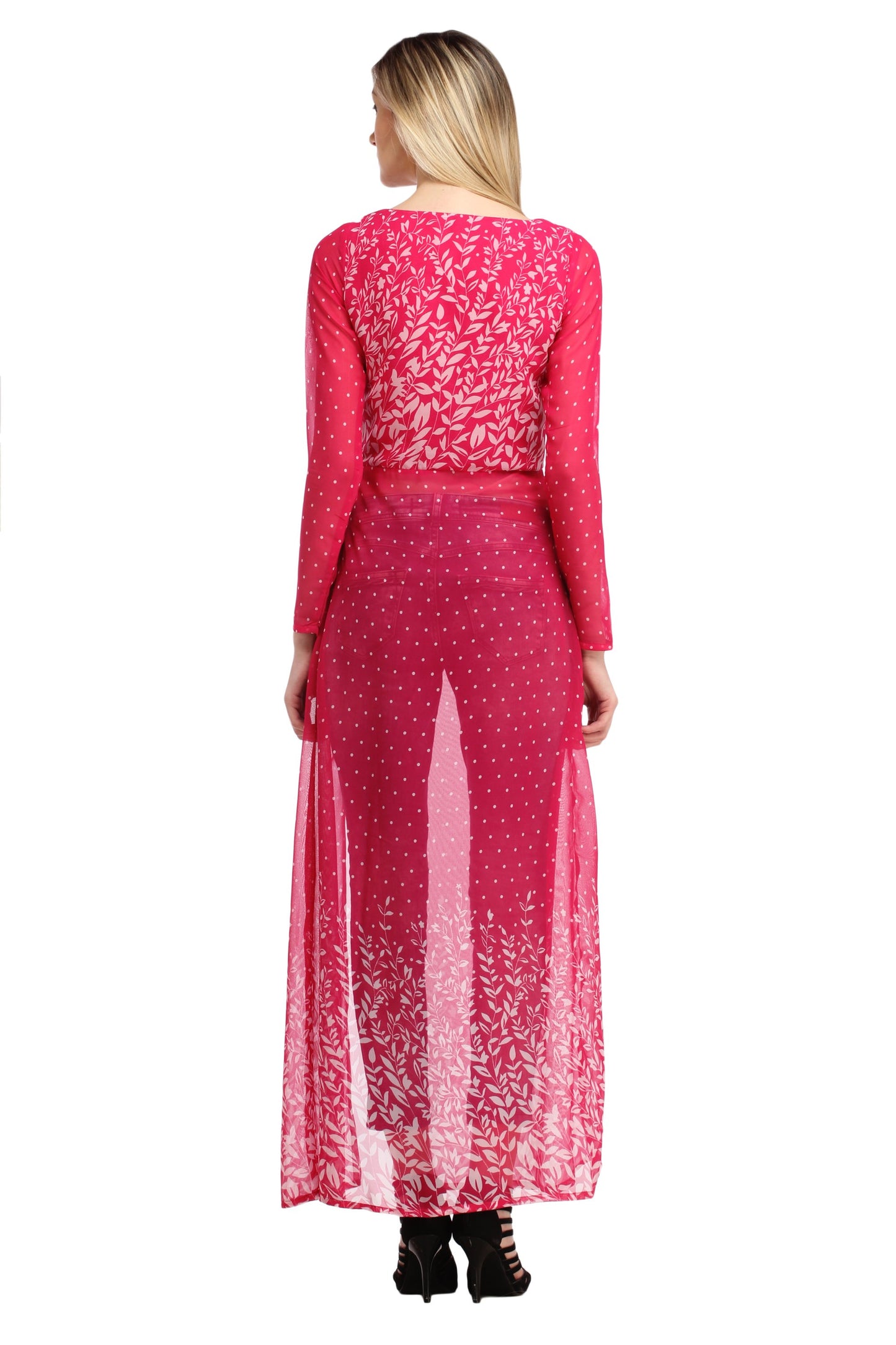 Pink Printed Top