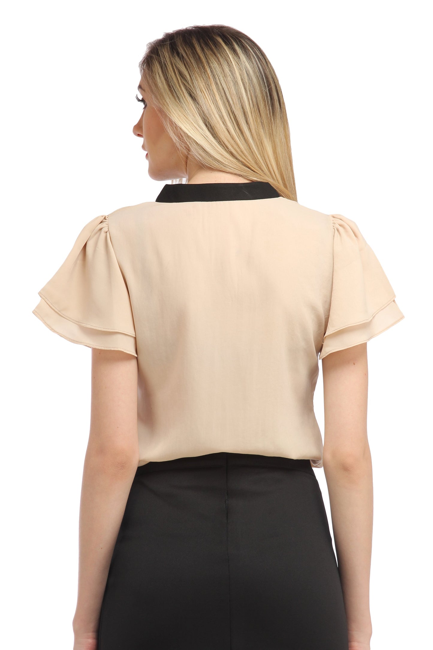 Beige Solid Top