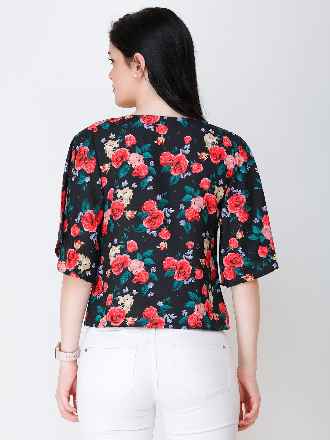 SCORPIUS floral print regular top