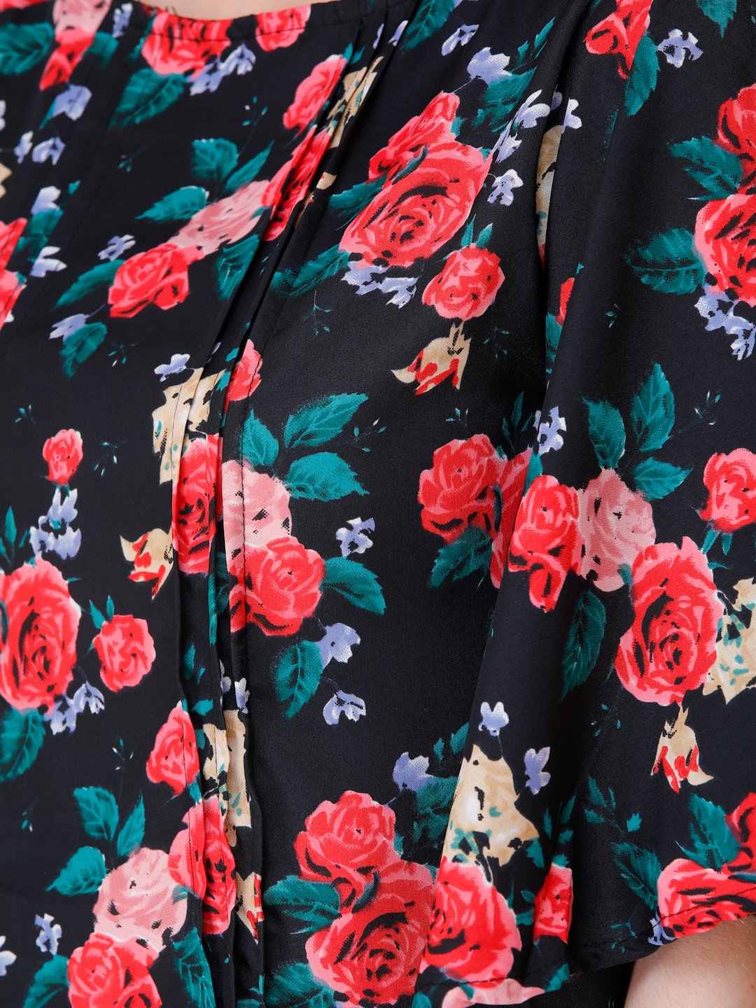 SCORPIUS floral print regular top