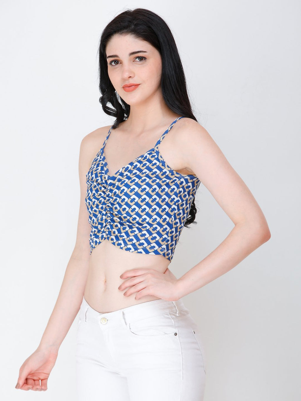 SCORPIUS Printed crop top