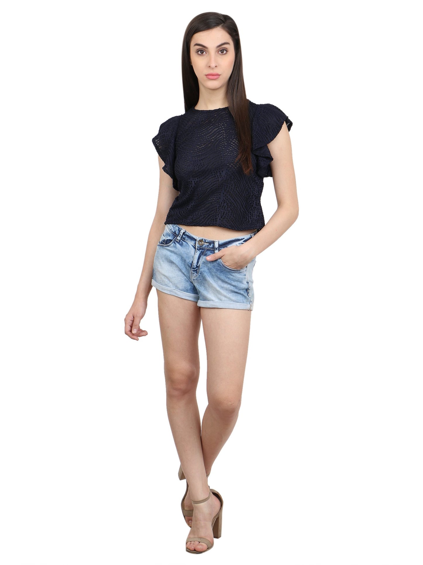 Navy Selfdesign Top