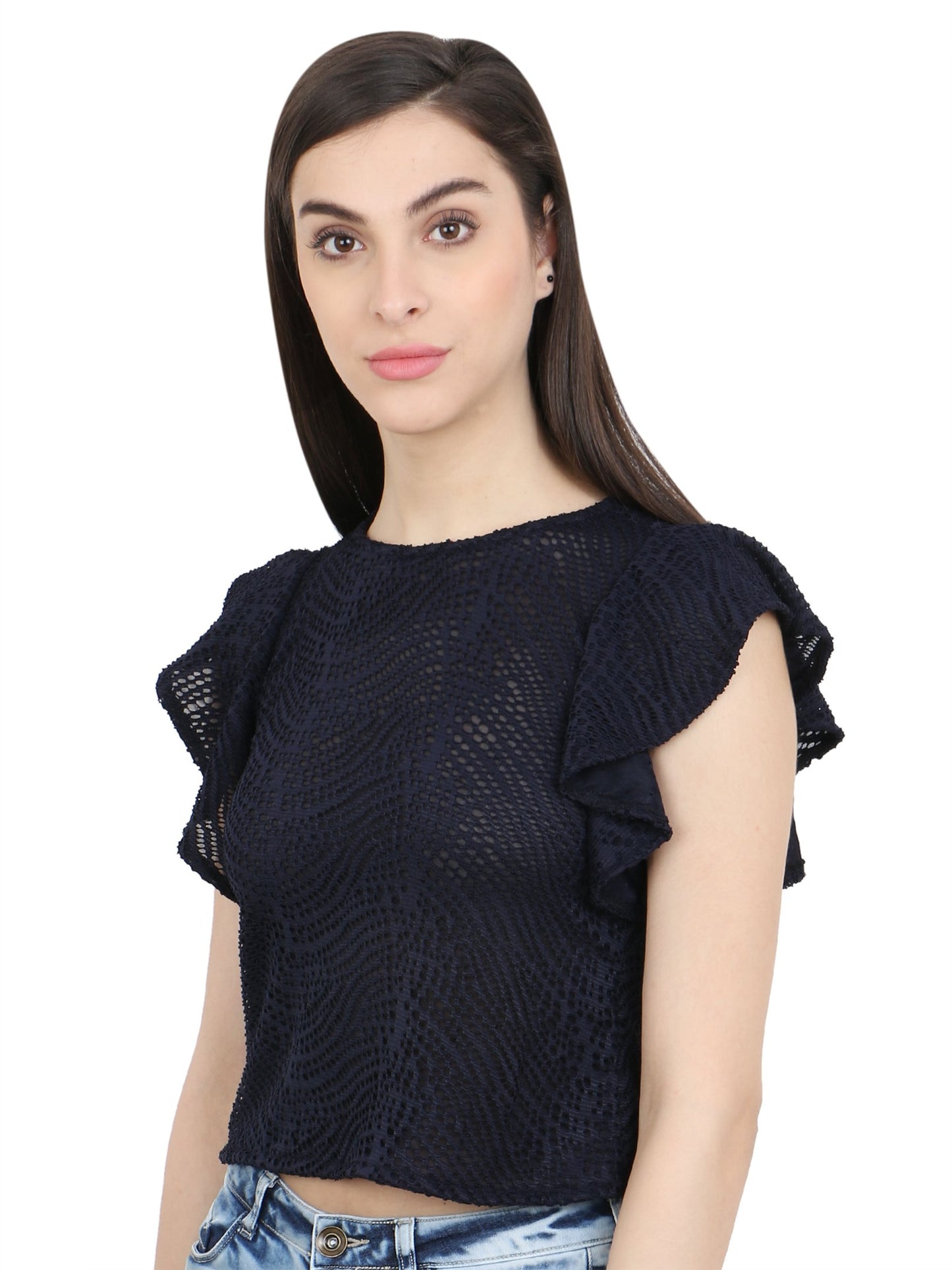 Navy Selfdesign Top