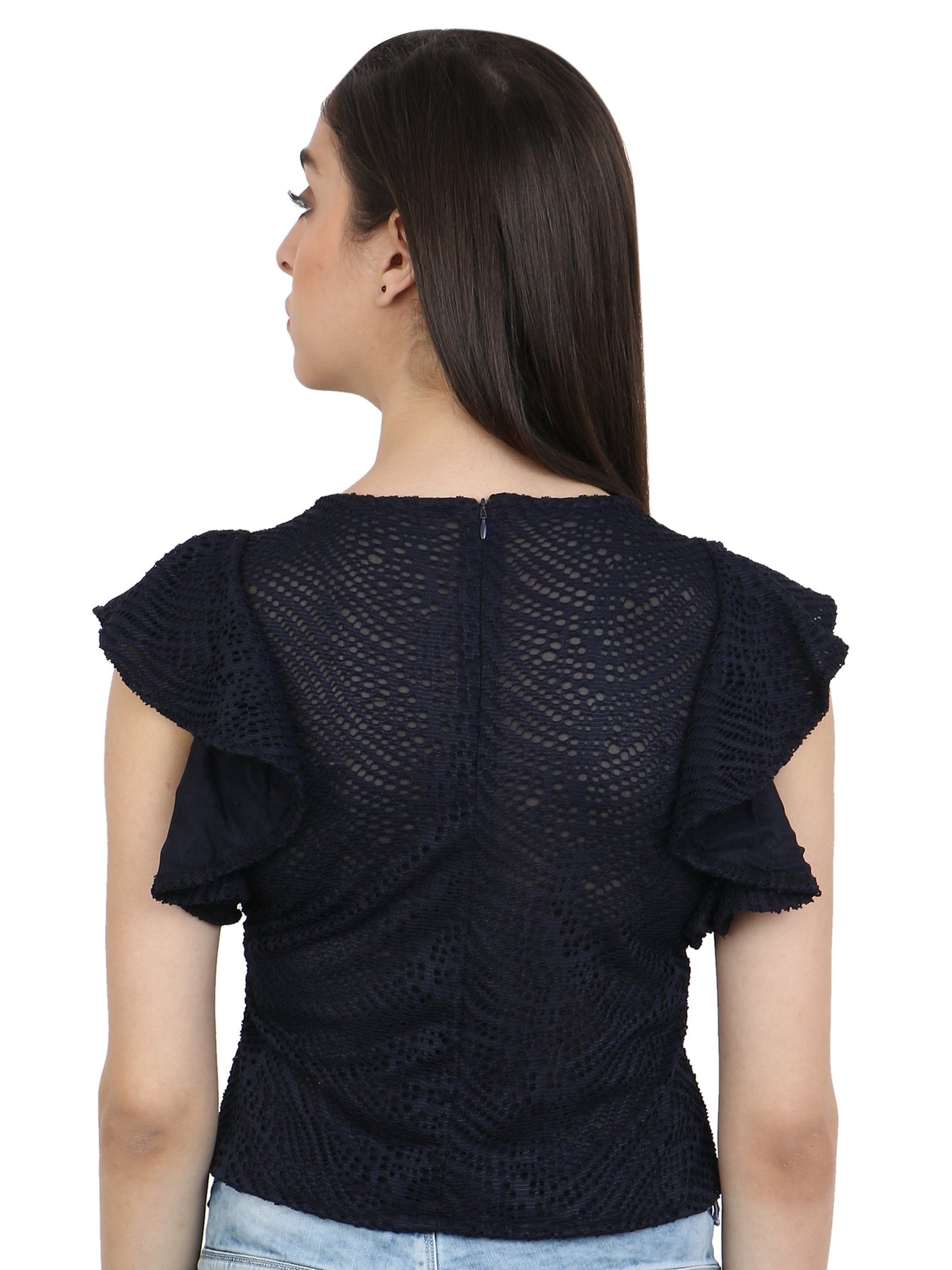 Navy Selfdesign Top