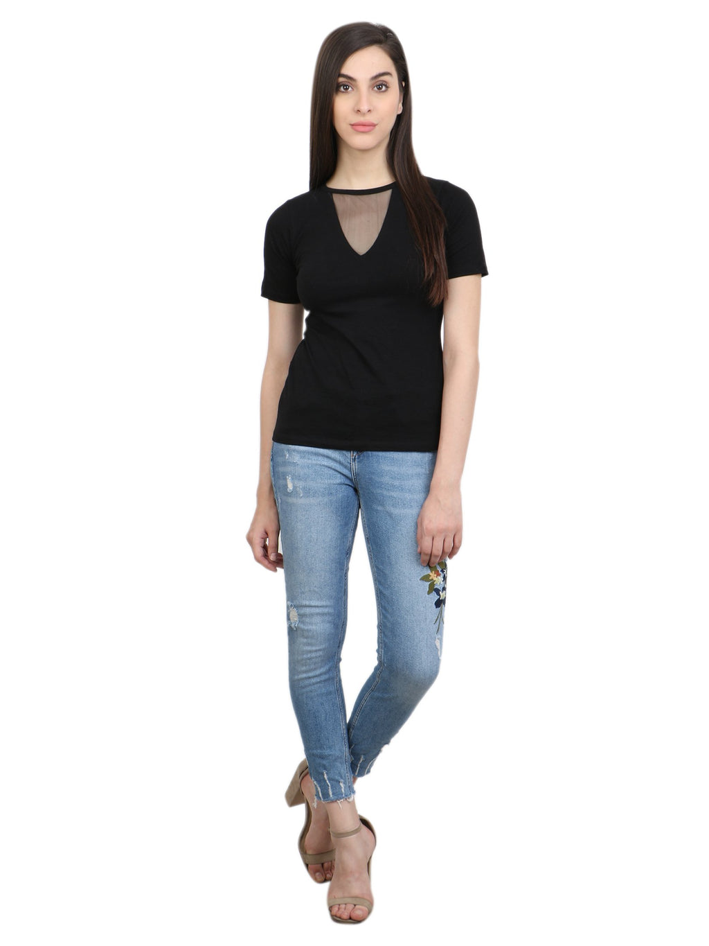Black Solid Top
