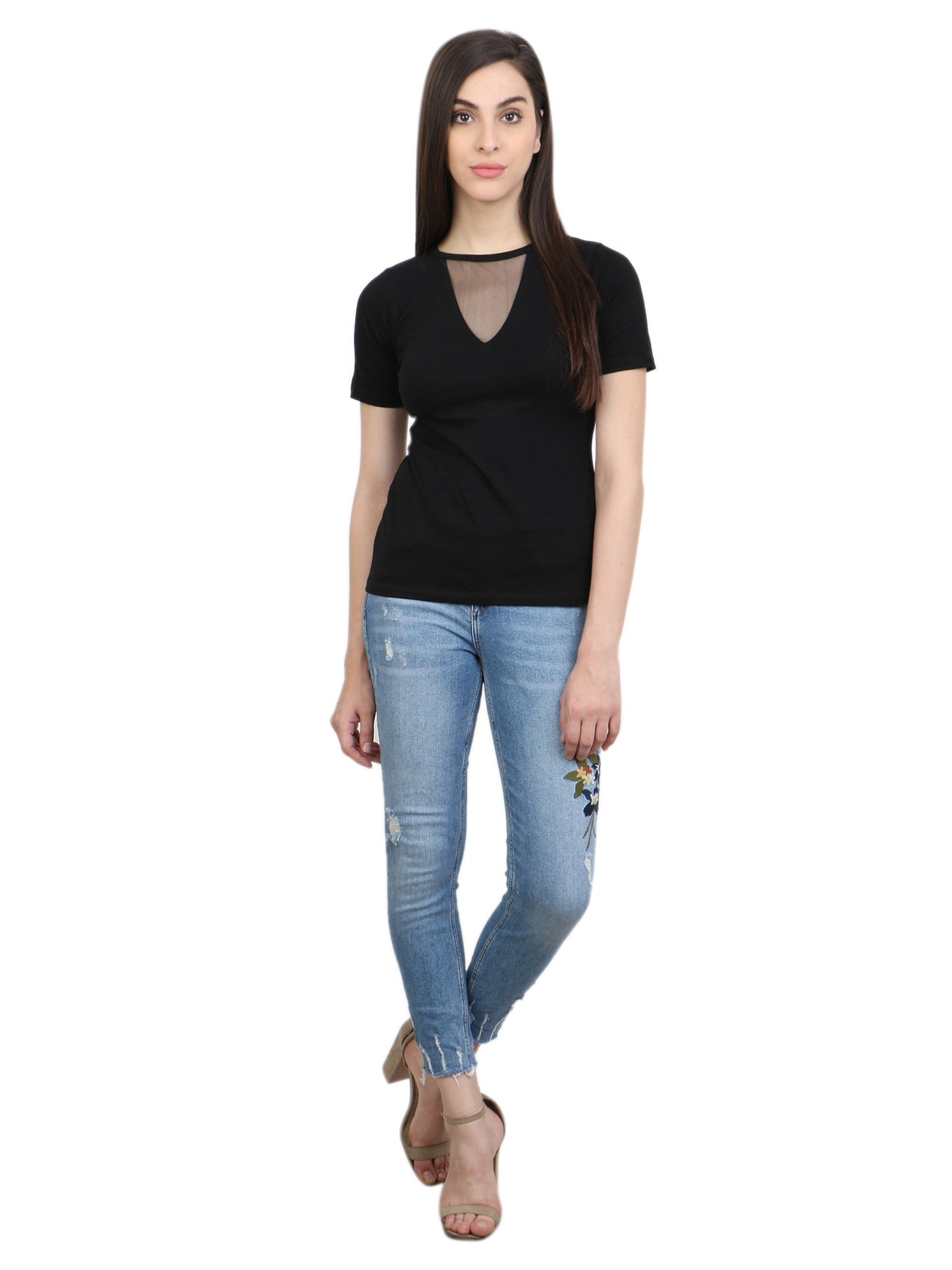 Black Solid Top
