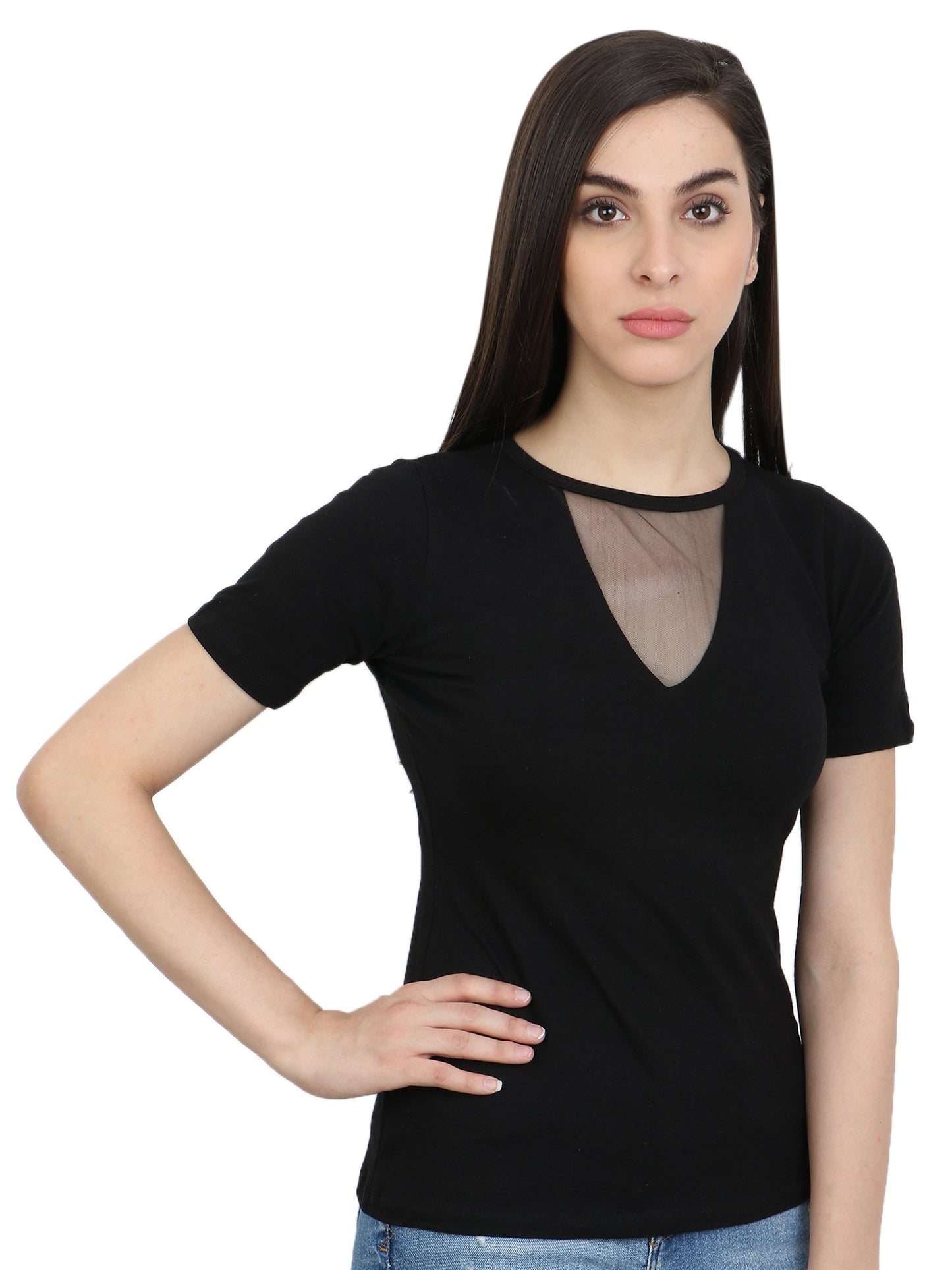 Black Solid Top