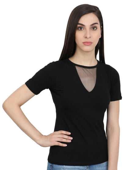 Black Solid Top