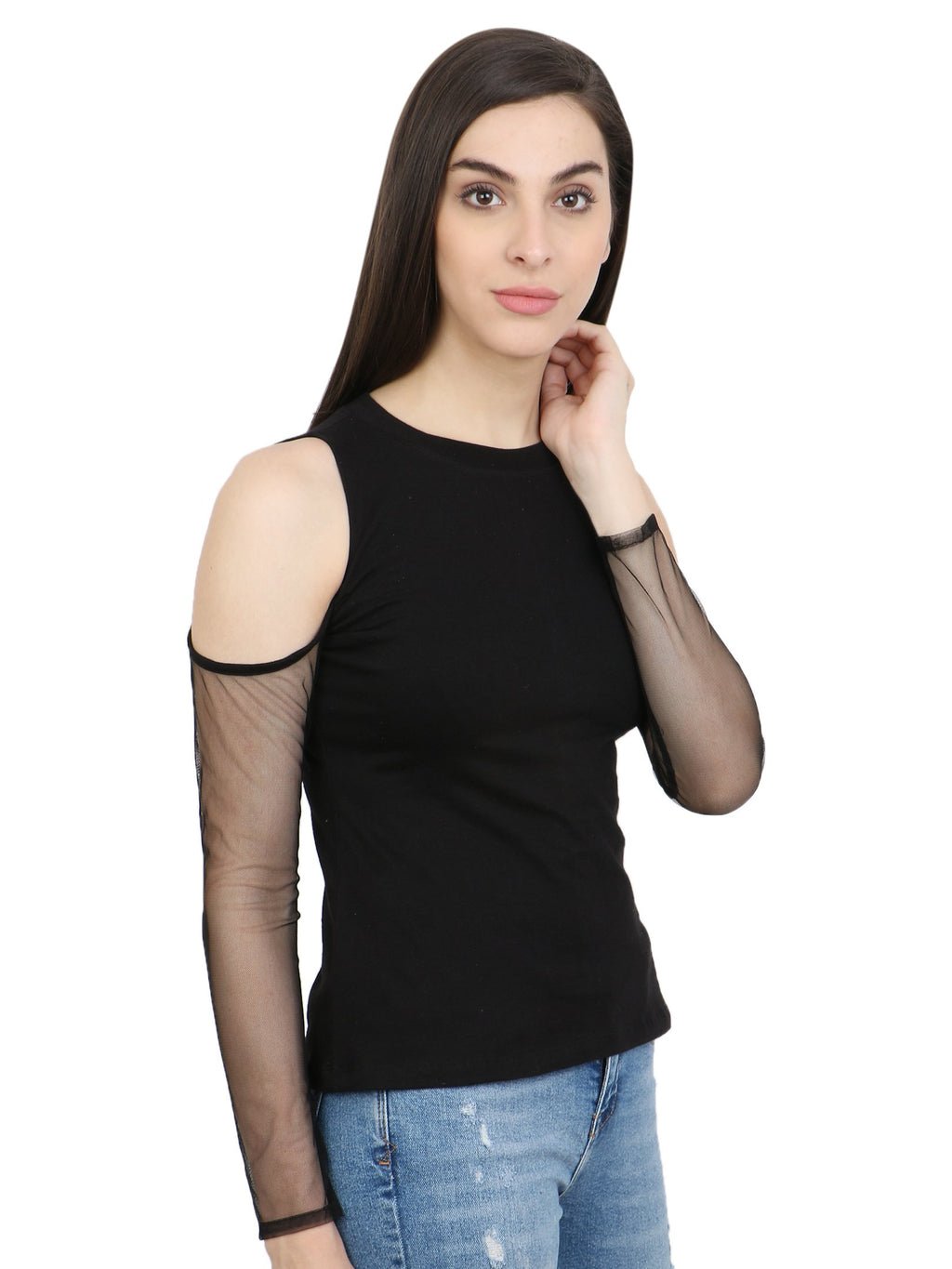 Black Solid Top