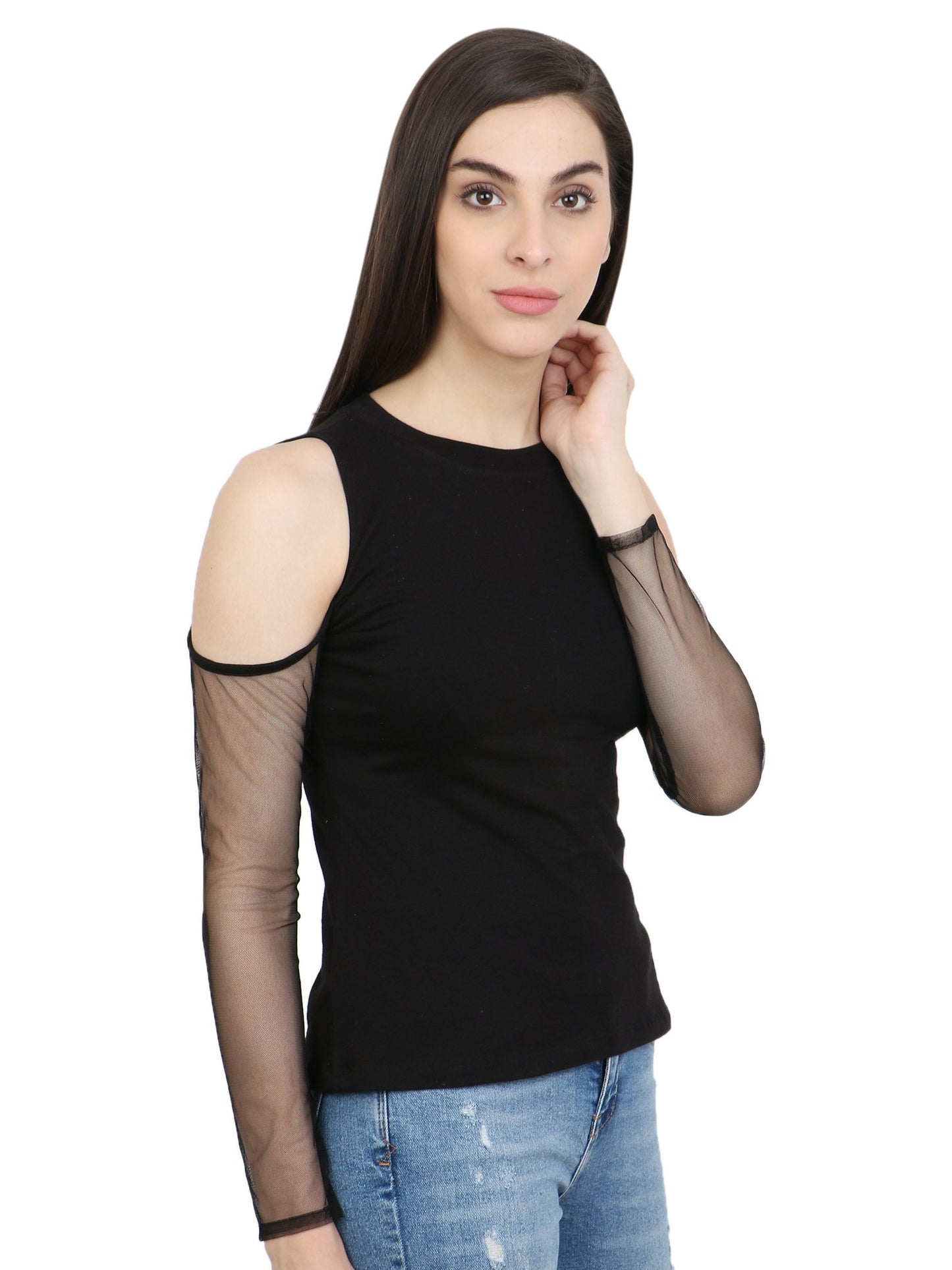 Black Solid Top