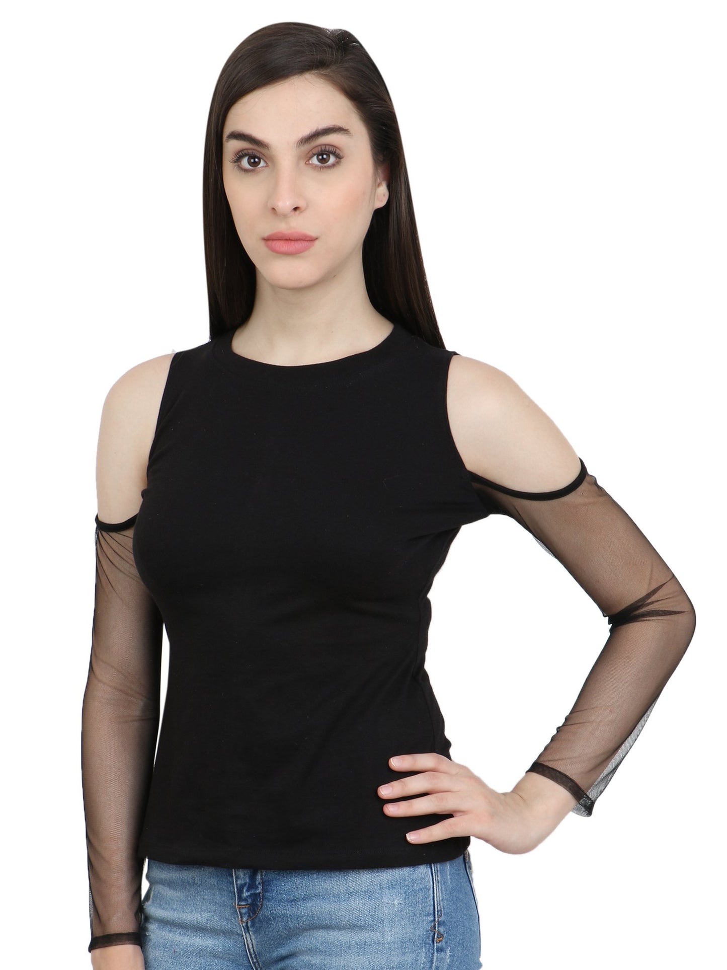 Black Solid Top