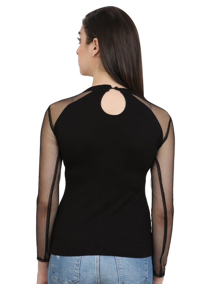 Black Solid Top